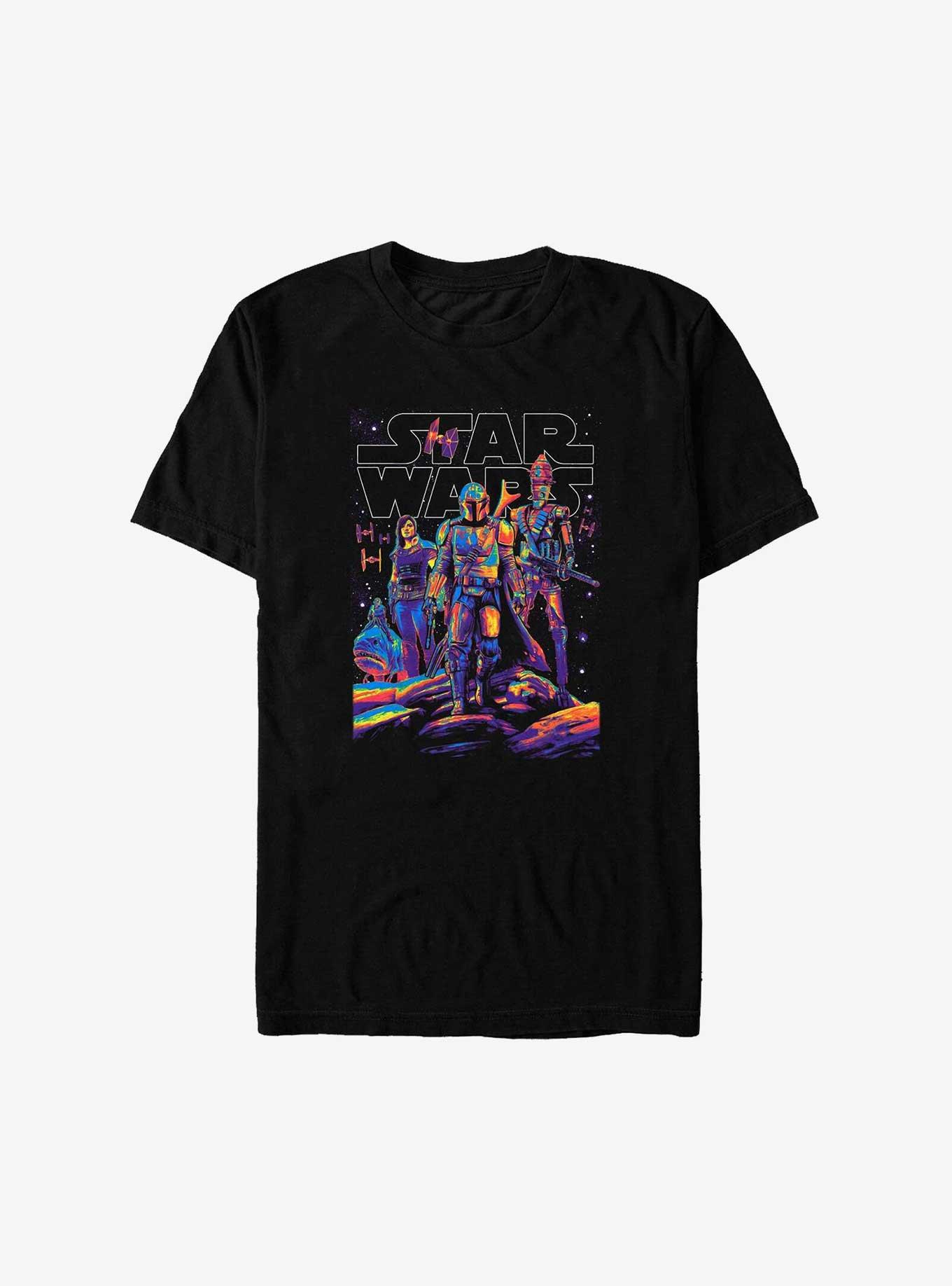 Star Wars The Mandalorian Multi Group Big & Tall T-Shirt Clearance Sale